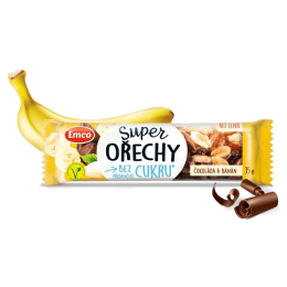 Tyčinka Emco Tyčinky Super orechy banán 35g