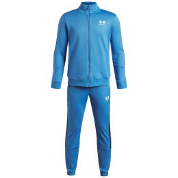 Tepláková súprava Under Armour UA B Icon Knit Tracksuit Aegean Blue modrá Aegean Blue / / White