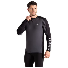 Pánske funkčné tričko Dare 2b Exchange III Baselayer Top čierna/sivá Black/Ebony