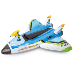 Nafukovacia hračka Intex Water Gun Plane Ride-Ons 57536NP modrá