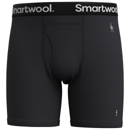 Pánske funkčné boxerky Smartwool M Everyday Merino Boxer Brief Boxed čierna BLACK