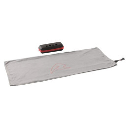 Uterák Robens Fjell Trekking Towel S sivá Black & Grey