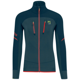 Pánska bunda Karpos Alagna Evo Jacket modrá/červená Stargazer/Midnight/Fiery Red