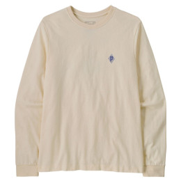 Pánske tričko Patagonia M's L/S MW Hut Tripper Skyline T-Shirt béžová Undyed Natural