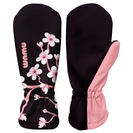 Detské softshellové rukavice WAMU Pink ružová DARK PURPLE