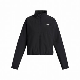 Detská bunda Under Armour Rival Woven Jacket čierna Black