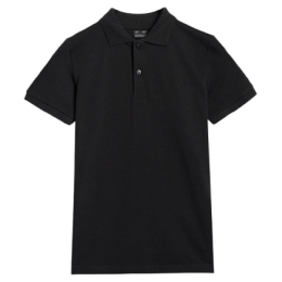 Detské tričko 4F Polo Shirt M614 čierna DEEP BLACK