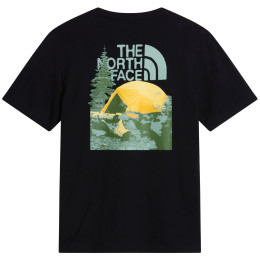 Pánske tričko The North Face M Pitch A Tent Relaxed Ss Tee čierna TNF BLACK
