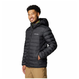 Pánska zimná bunda Columbia Lake 22™ II Down Hooded Jacket čierna Black