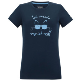Dámske tričko Regatta Women’s Fingal Slogan tmavomodrá Navy