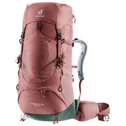 Batoh Deuter Aircontact Lite 35 + 10 SL vínová caspia-ivy