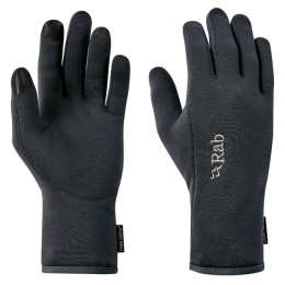Pánske rukavice Rab Power Stretch Contact Glove čierna Black