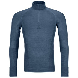Pánske funkčné tričko Ortovox 230 Competition Zip Neck M modrá