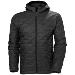 Pánska zimná bunda Helly Hansen Lifaloft Hooded Insulator Jack čierna BlackMatte