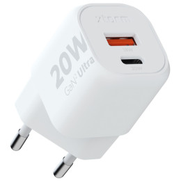 Nabíjačka Xtorm 20W GaN2 Ultra Wall Charger biela