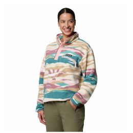 Dámska mikina Columbia Helvetia™ II Printed Cropped Half Snap