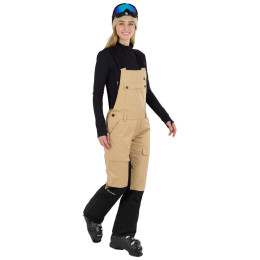 Dámske lyžiarske nohavice Fundango Sakura ECO Bib Pants žltá gold