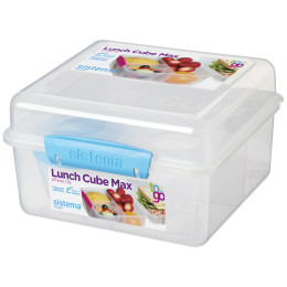 Box na potraviny Sistema Lunch Cube Max TO GO with Yogurt Pot 2l