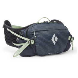 Ľadvinka Black Diamond Pursuit Waist Pack 6 L čierna/zelená Carbon-Foam Green
