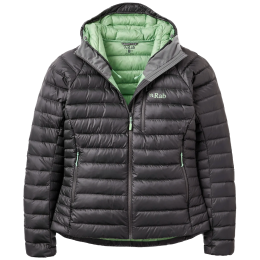 Dámska bunda Rab Microlight Alpine Down Hoody sivá Graphene