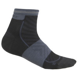 Dámske ponožky Icebreaker Women Merino Run+ Ultralight Mini čierna Black/Graphite