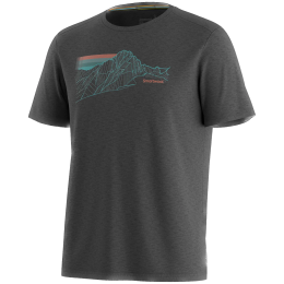 Pánske funkčné tričko Smartwool Men's Alpine Trace Active Short Sleeve G sivá Chrcl H