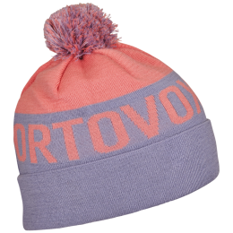 Čiapka Ortovox Bobble Knit Beanie ružová/fialová Blossom