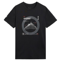 Pánske tričko 4F Tshirt M3120 čierna DEEP BLACK