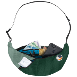 Ľadvinka Ticket To The Moon Upcycled Sling Bag zelená/svetlo zelená Dark Green / Jade Green