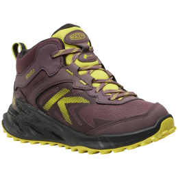 Detské topánky Keen Zionic Mid Wp Youth červená huckleberry/mango mint