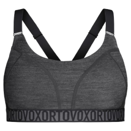 Športová podprsenka Ortovox 150 Essential Sports Top čierna Black Raven Blend