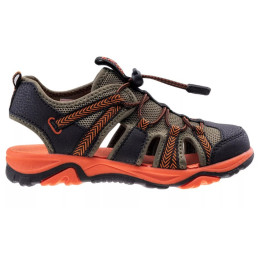 Detské sandále Hi-Tec Sanev Jr čierna/ružová Black/Khaki/Orange