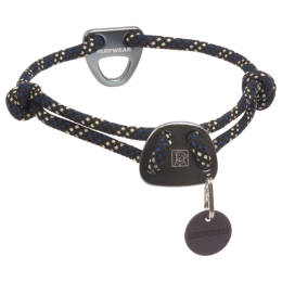 Obojok pre psa Ruffwear Knot-a-Collar™ čierna Obsidian Black
