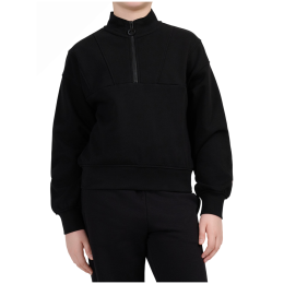 Detská mikina 4F Sweatshirt F2701 Deep Black čierna Deep Black