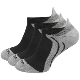 Ponožky MOOA Bamboo Active Low 3-pack sivá Grey/Grey