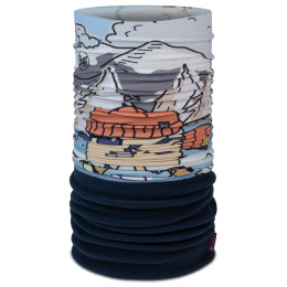Detská multifunkčná šatka Buff Polar Youth mix3 blue