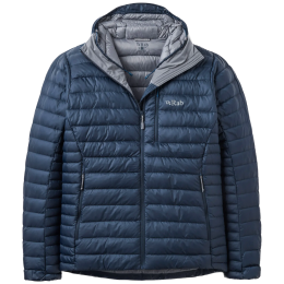 Pánska bunda Rab Microlight Alpine Down Hoody modrá Galaxy Blue