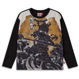 Detské tričko Lego Wear Lwtaj 718 Black