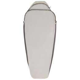Vložka do spacáku Sea to Summit Silk Blend Sleeping Bag Liner - Compact Mummy svetlosivá Moonstruck Grey