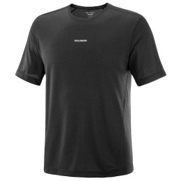 Pánske tričko Salomon Shakeout Core SS TEE M čierna Deep Black