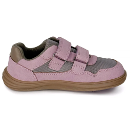 Dětské celoroční barefoot boty Bugga Safi Pink ružová růžová