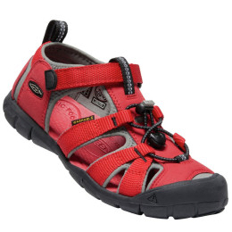 Detské sandále Keen Seacamp II CNX K červená/sivá racing red/gargoyle