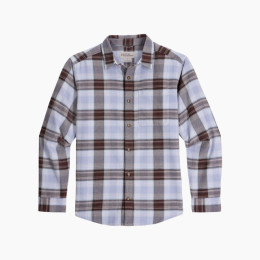 Pánska košeľa Roayal Robins Lieback Organic Cotton Flannel L/S modrá/červená Shasta Blue Oak Pld