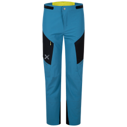 Pánske softshellové nohavice Montura Ritmo Pants modrá SteelBlue/SunnyLime