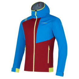 Pánska bunda La Sportiva Macnas Softshell Jkt M červená/modrá