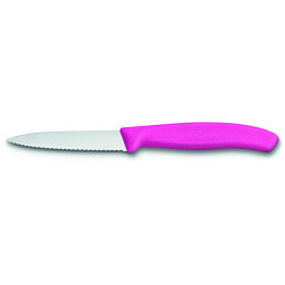 Nôž na zeleninu Victorinox vlnitý 8 cm 6.7636 ružová