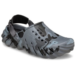 Papuče Crocs Echo Duck Camo Clog sivá/čierna Charcoal/Black