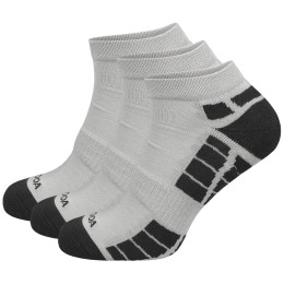 Ponožky MOOA Silver Bamboo Low 3-pack sivá Grey/Grey