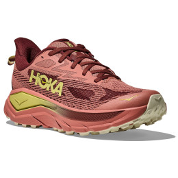Dámske bežecké topánky Hoka W Challenger 8 Wide červená Blush / Dark Cedar