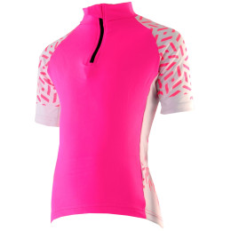 Detský cyklistický dres Axon Nippon JR ružová růžová